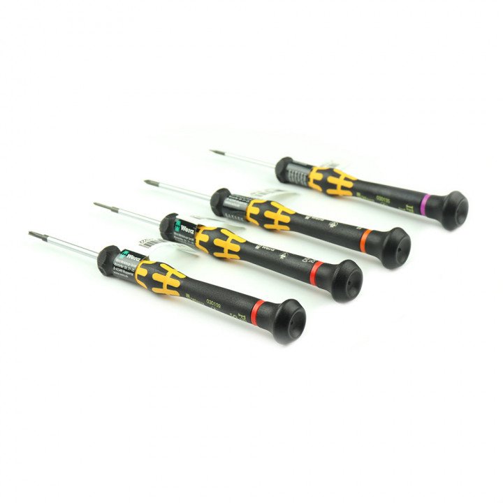 Set alata za iPhone Wera 4pcs. Pentalobe, Tri-wing - iPhone set